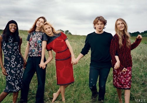 120 знаменитостей в журнале Vogue