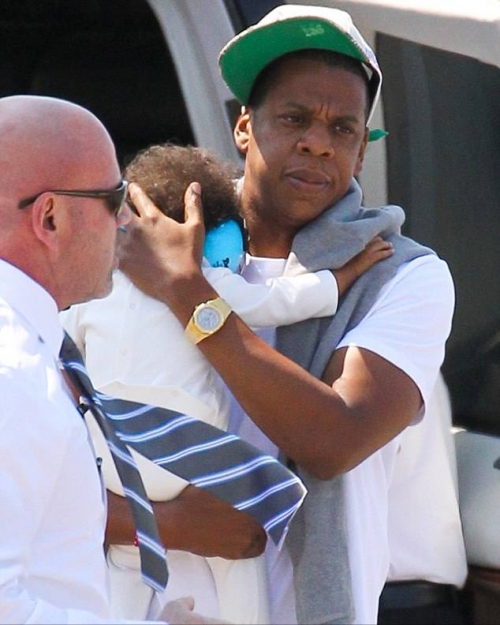 Jay Z с дочерью
