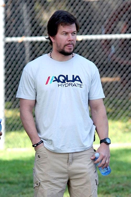 Марк Уолберг с сыном