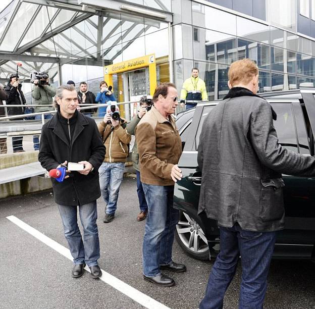 Арнольд Шварценеггер прибыл в Австрию