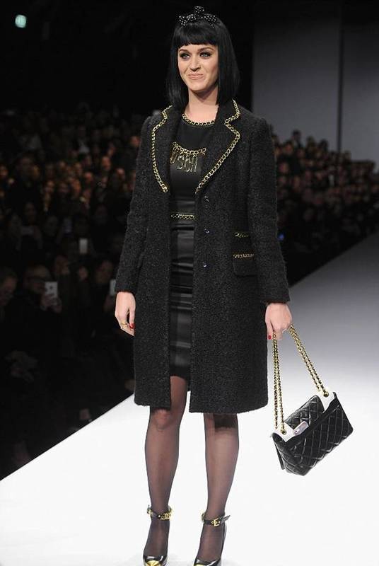 Кэти Перри на показе Moschino