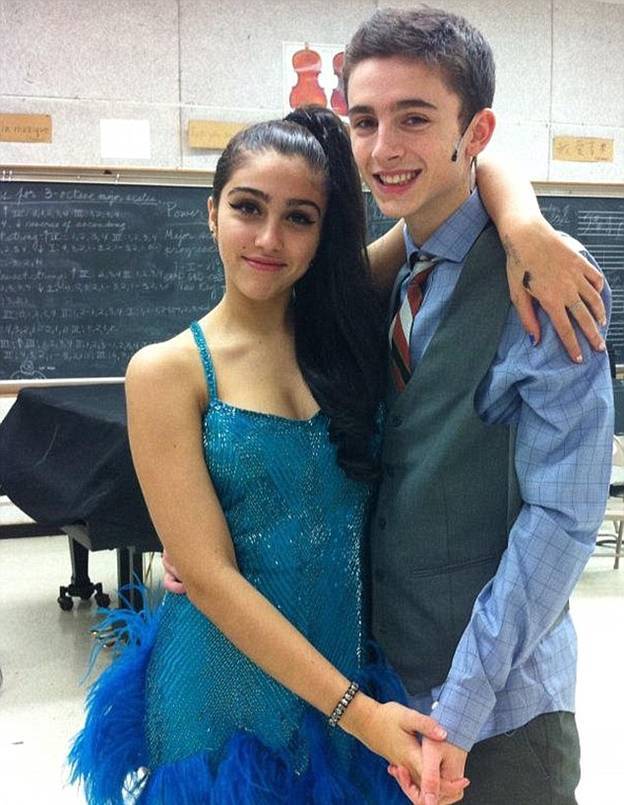 Лурдес Леон с Тимоти Чаламет